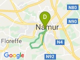 parcours Jogging de la Ville de Namur - ING Tour